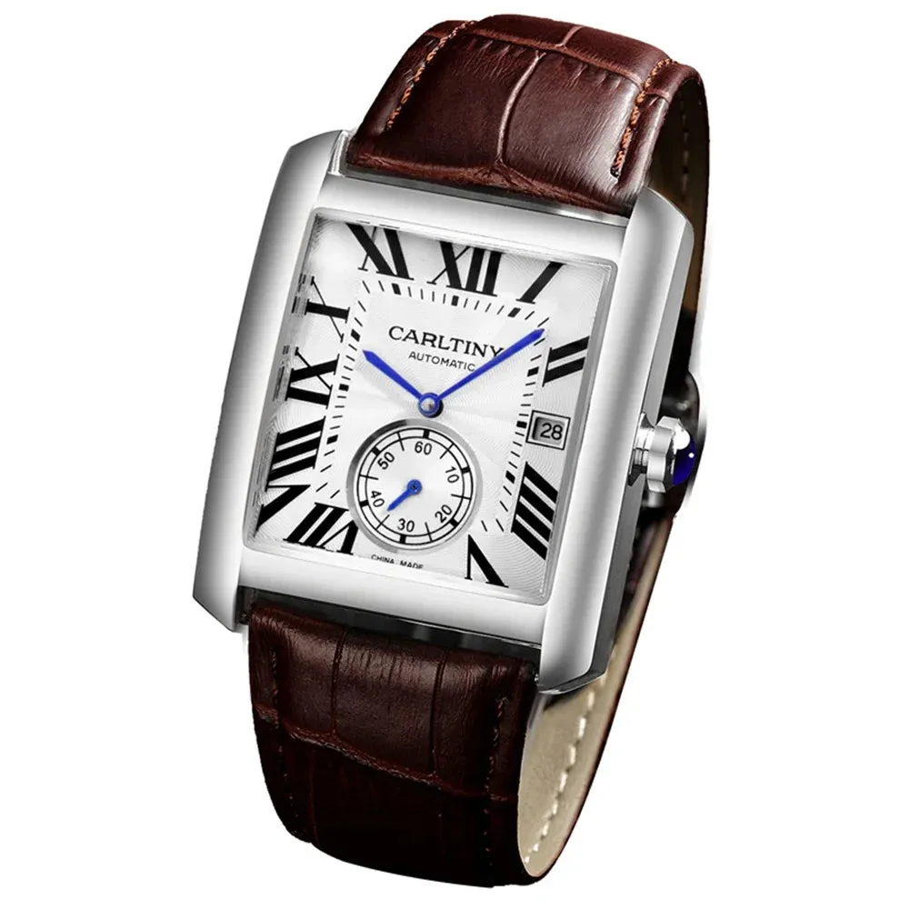 Square Stainless Steel Clock CARLTINY 2023