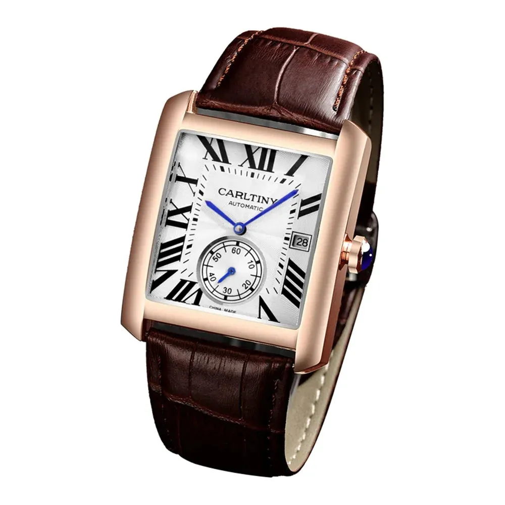 Square Stainless Steel Clock CARLTINY 2023