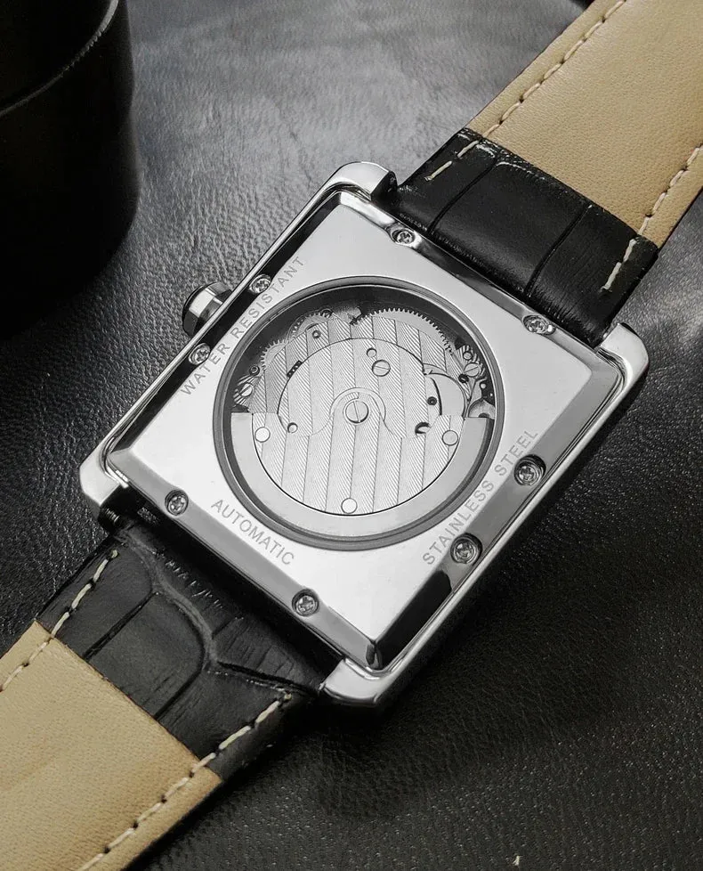 Square Stainless Steel Clock CARLTINY 2023