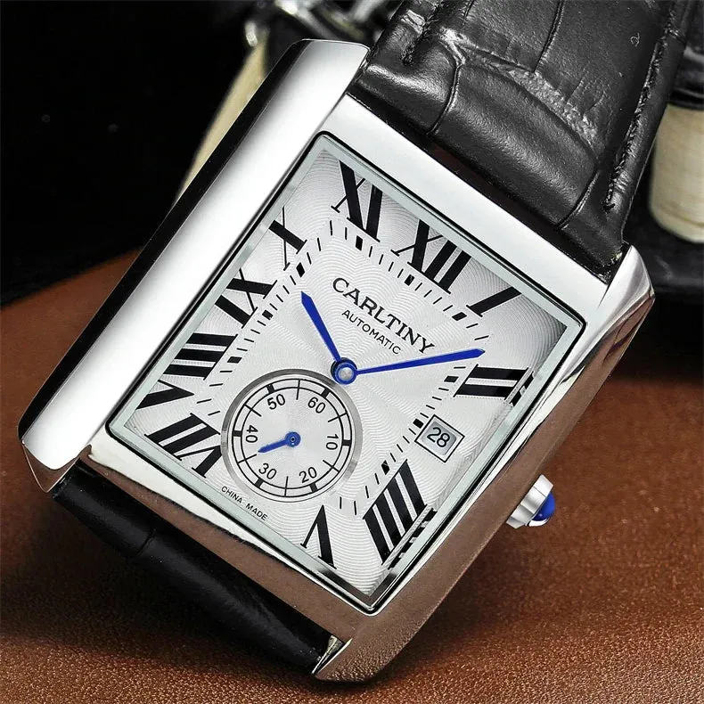 Square Stainless Steel Clock CARLTINY 2023