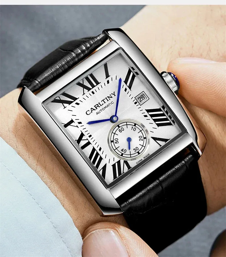 Square Stainless Steel Clock CARLTINY 2023