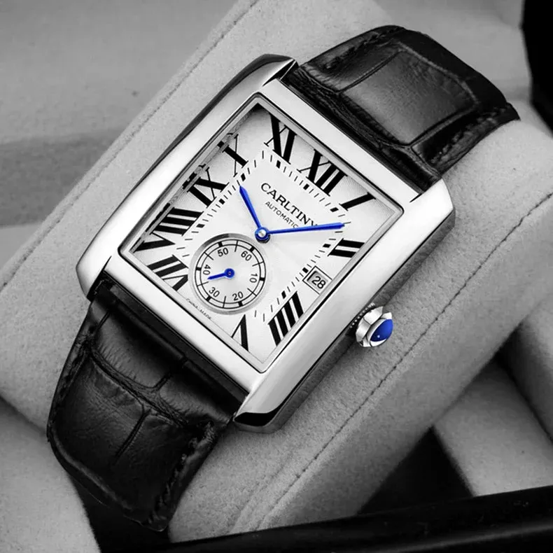 Square Stainless Steel Clock CARLTINY 2023