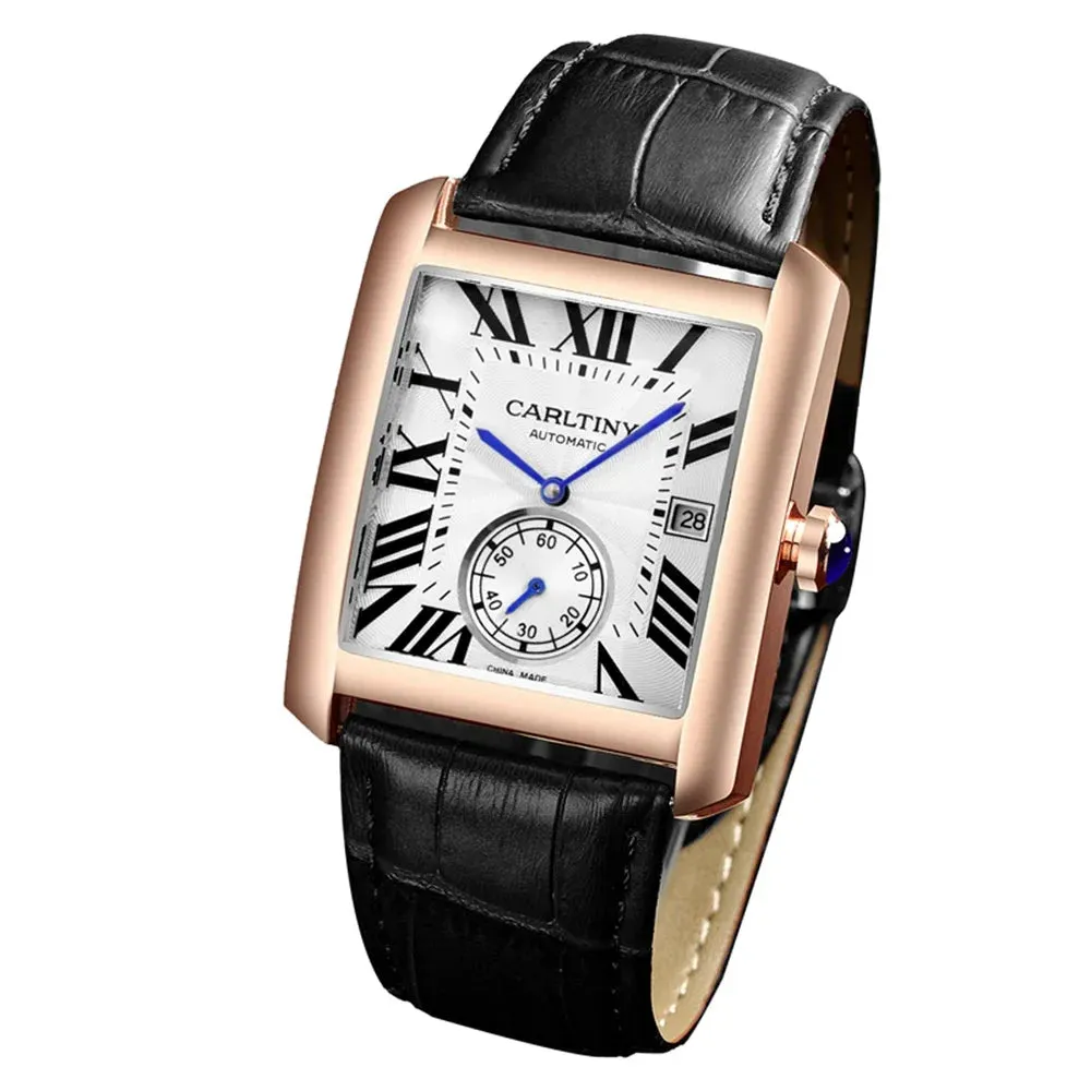Square Stainless Steel Clock CARLTINY 2023
