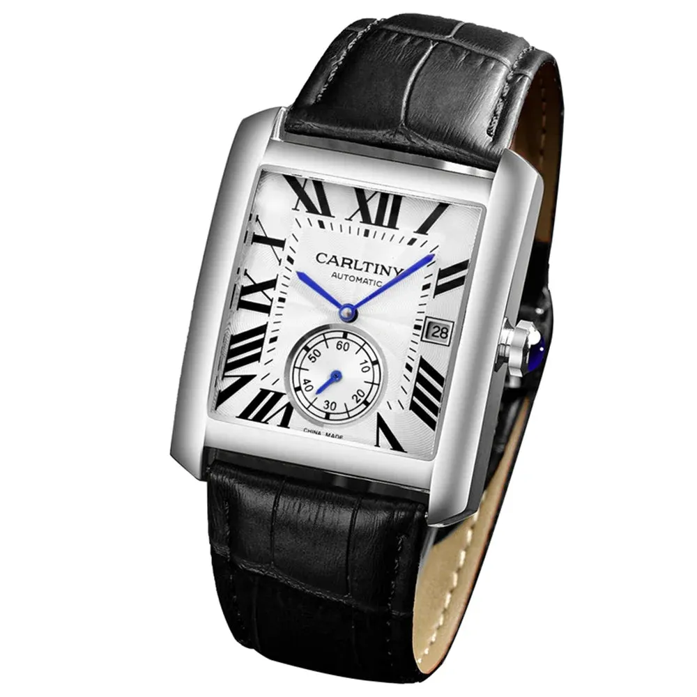 Square Stainless Steel Clock CARLTINY 2023