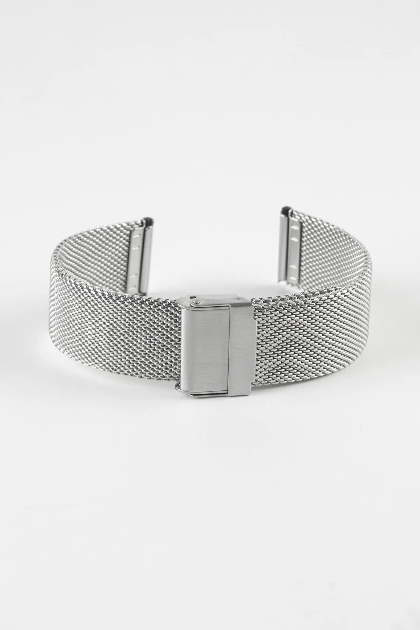 Staib SOC 2905 Stainless Steel Milanaise Mesh Watch Bracelet - POLISHED SILVER