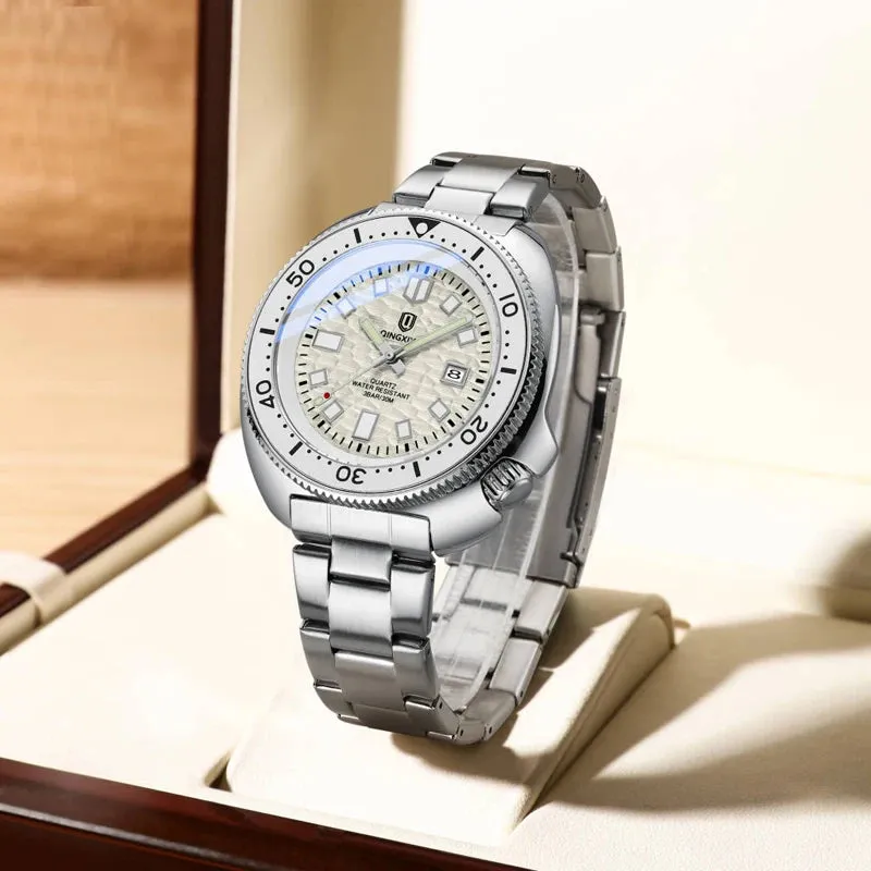 Stainless Steel Waterproof Luminous Watch