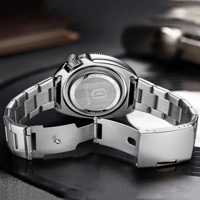 Stainless Steel Waterproof Luminous Watch