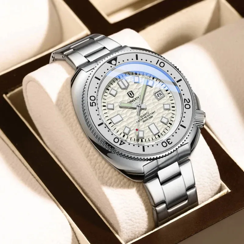 Stainless Steel Waterproof Luminous Watch