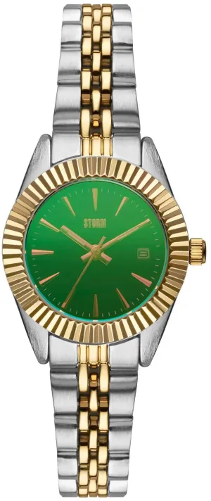 Storm Roxin Crystal Lazer Green Watch