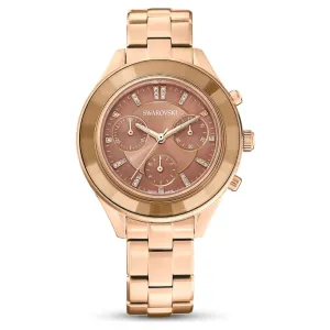 Swarovski Octea Lux Sport Watch Metal bracelet Brown Gold-tone finish  ONE SIZE
