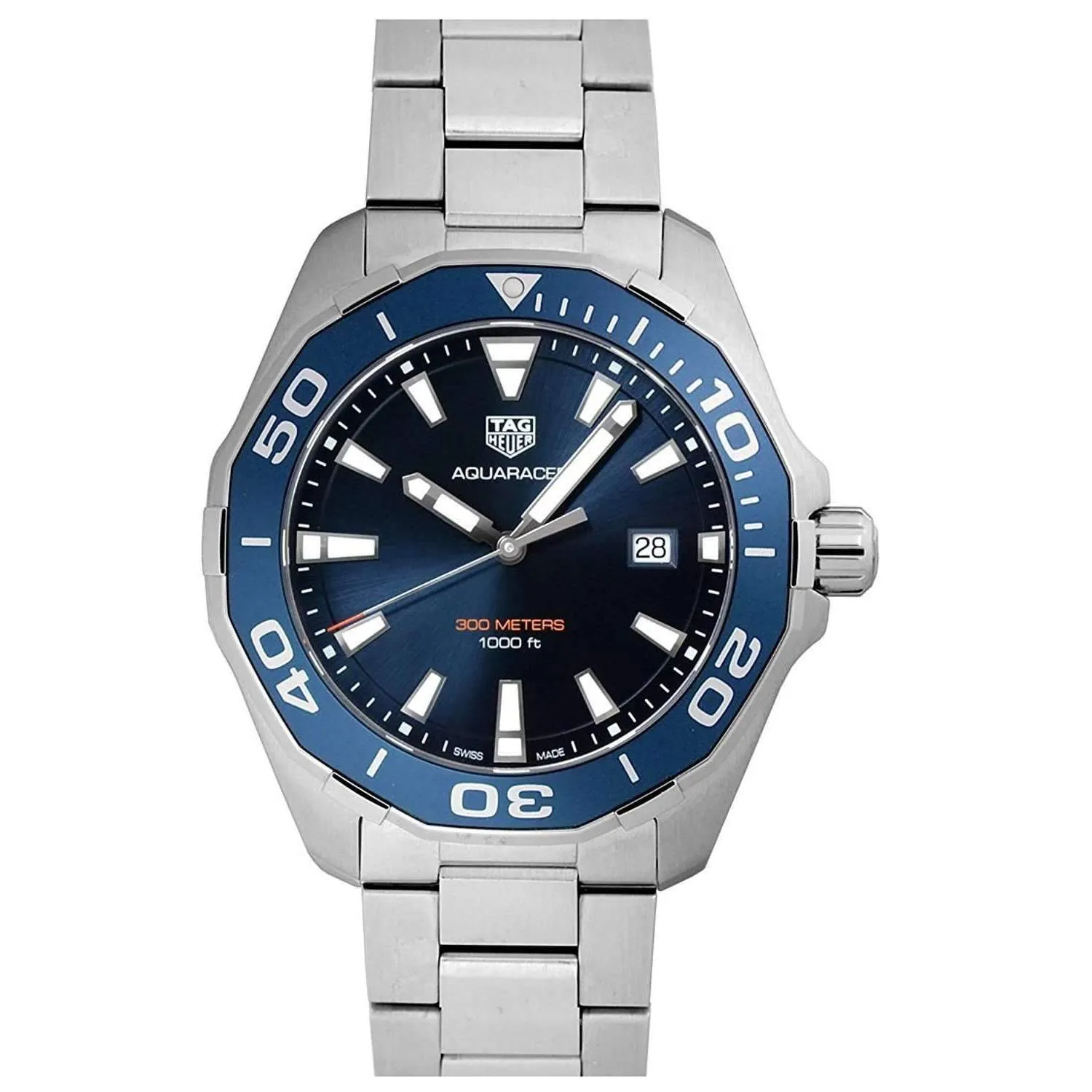 TAG HEUER AQUARACER BLUE DIAL MEN WATCH WAY101C.BA0746
