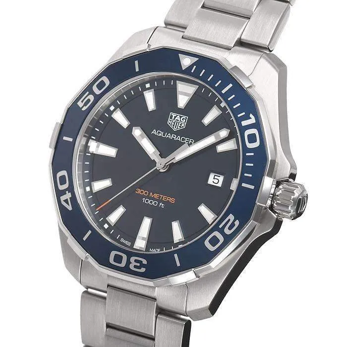 TAG HEUER AQUARACER BLUE DIAL MEN WATCH WAY101C.BA0746