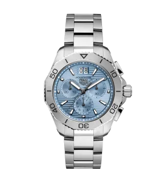 TAG Heuer Aquaracer Professional 200 Date Watch with Light Blue Dial