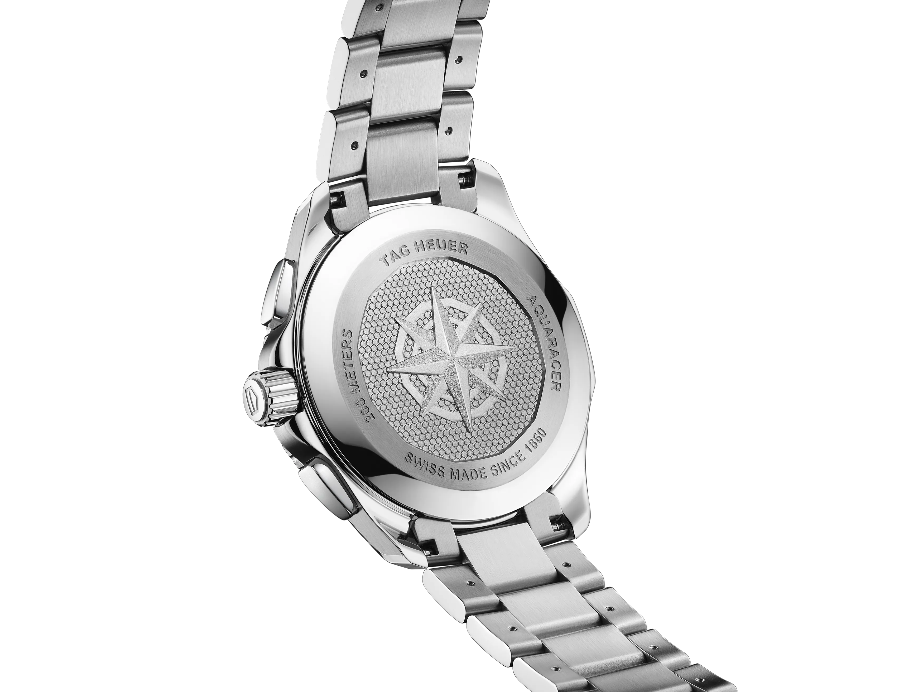 TAG Heuer Aquaracer Professional 200 Date Watch with Light Blue Dial