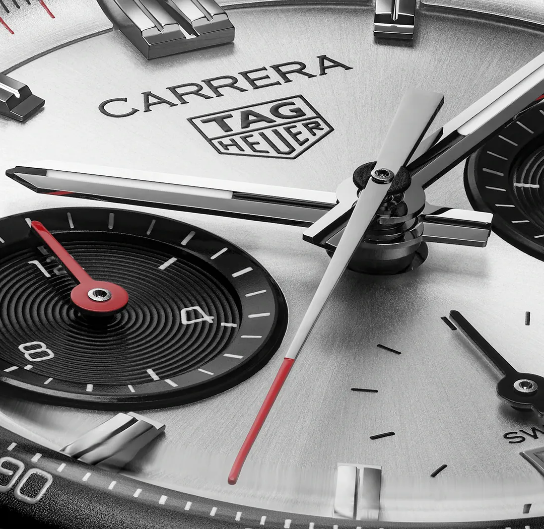 TAG Heuer Carrera Chronograph Watch with Stainless Steel Bracelet