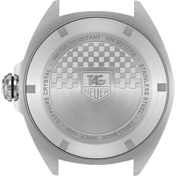 Tag Heuer Formula 1 Black Silicone White Dial Quartz Watch for Gents - WAZ2114.FT8023