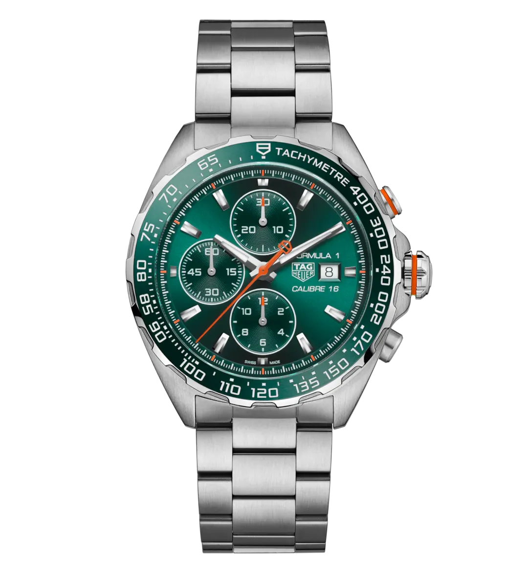 TAG Heuer Formula 1 Chronograph Watch with Stainless Steel Bracelet