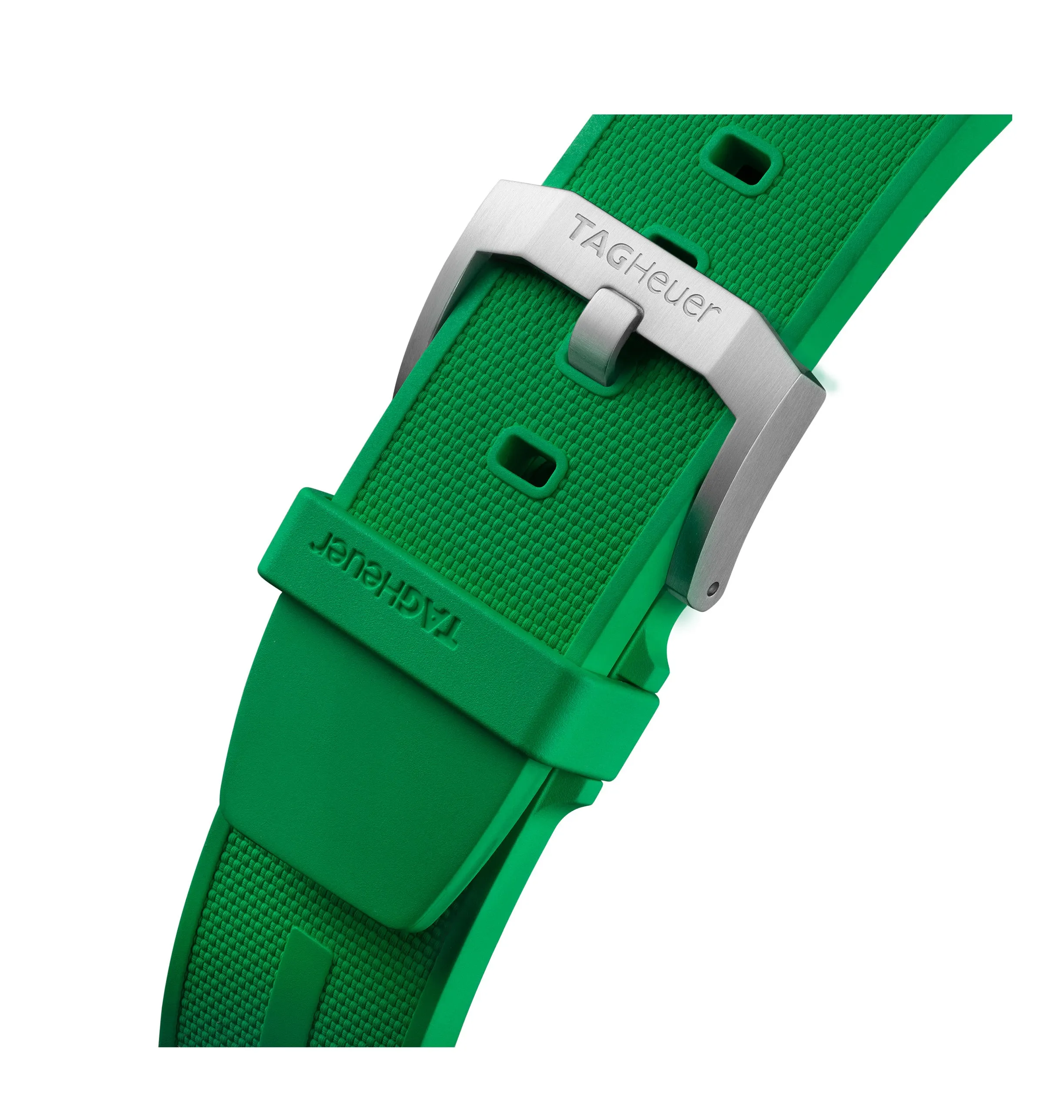 TAG Heuer Formula 1 Men's Quartz Chronograph Green Dial and Rubber Strap Watch