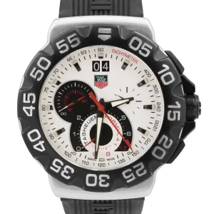 Tag Heuer Formula One F1 XL Chronograph 44mm Quartz Steel Rubber CAH1011.BA0860
