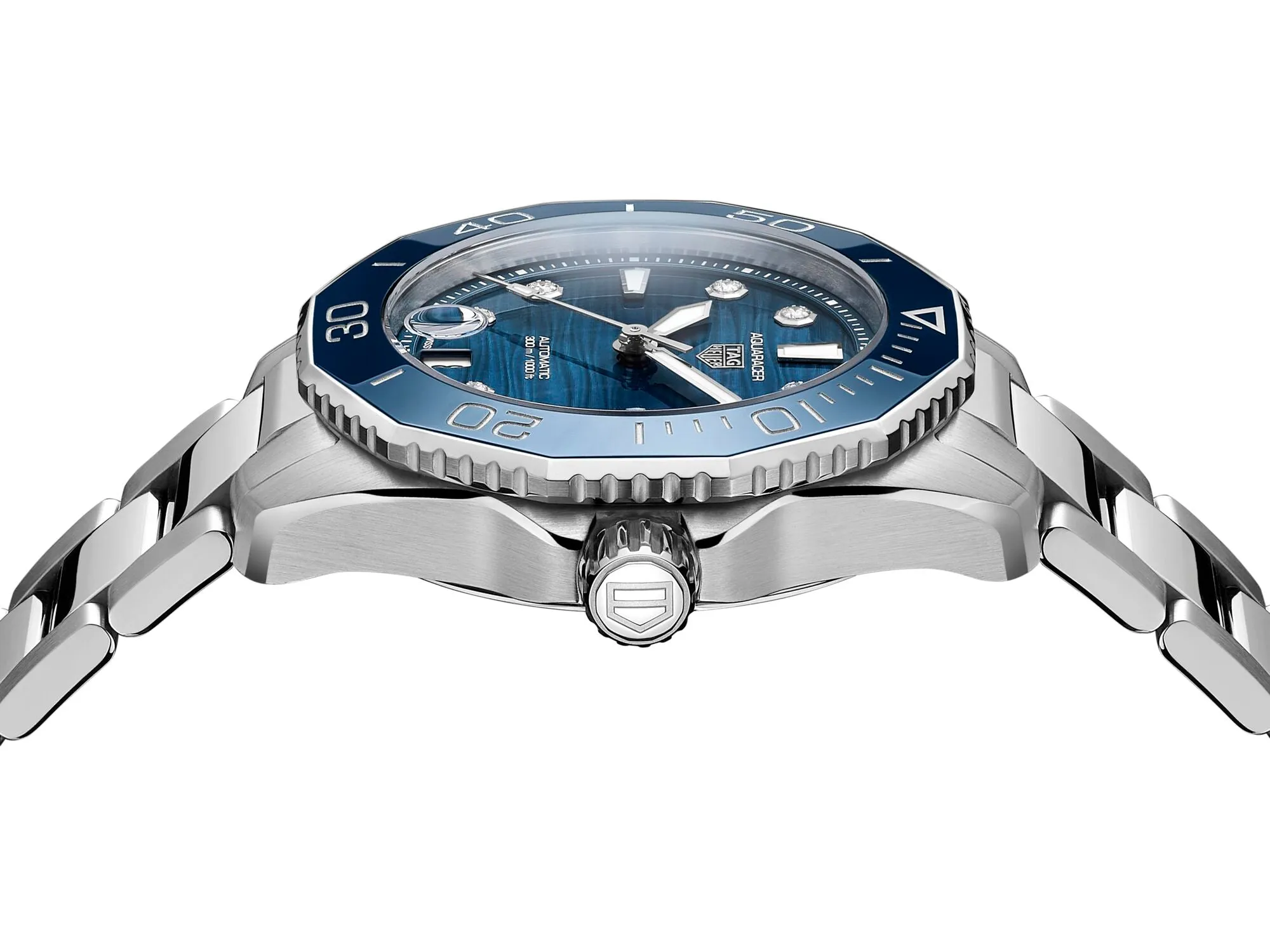 TAG Heuer Ladies' Aquaracer Professional 300, 36mm with Blue Diamond Dial