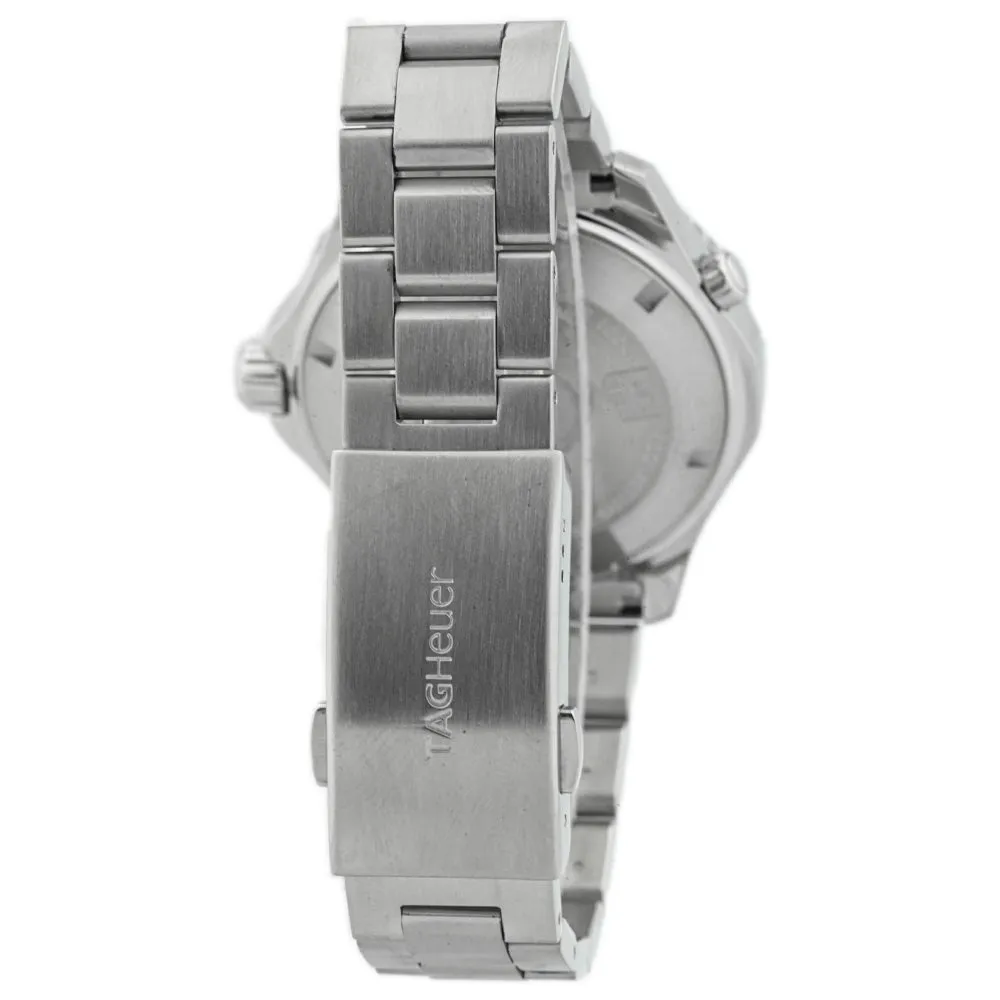 Tag Heuer Men's Aquaracer Stainless Steel 41mm Black Stick Dial Watch Reference #: WAK2110.BA0830
