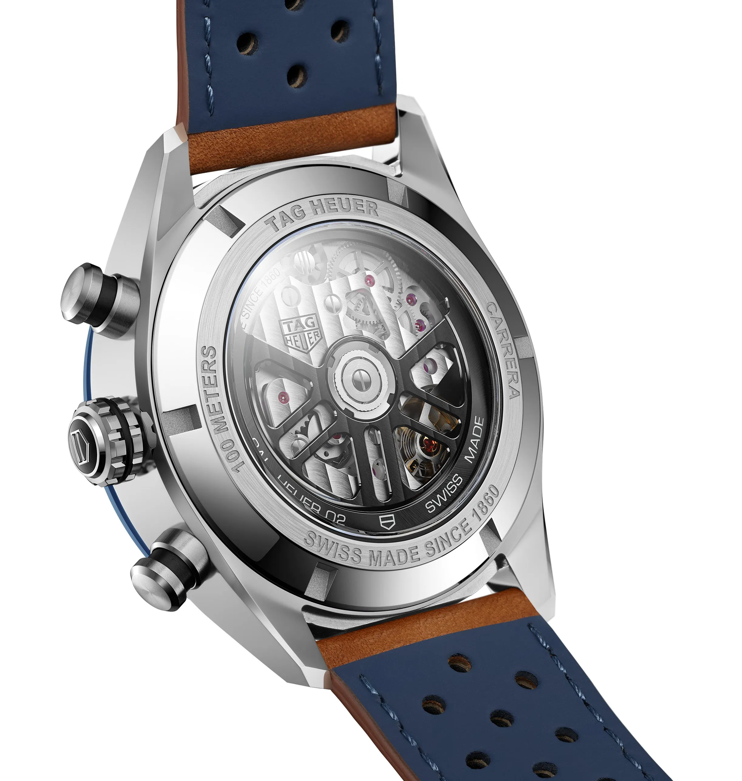 TAG Heuer Men's Carrera Automatic Chronograph Blue Dial Watch