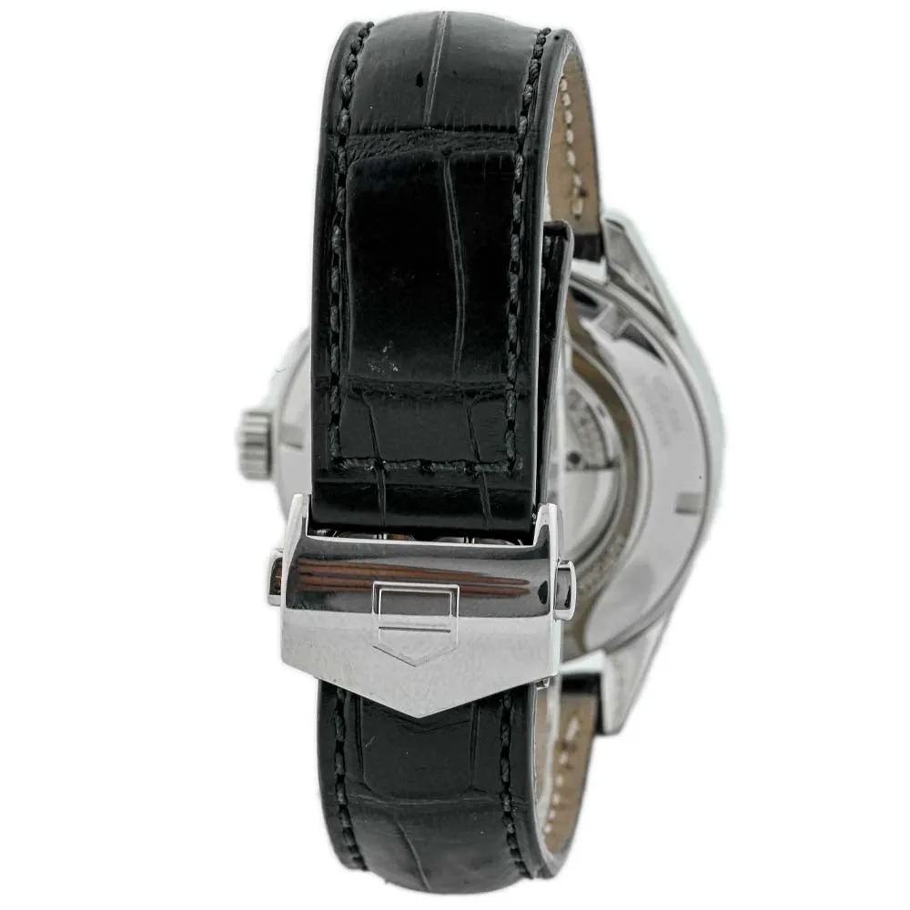 Tag Heuer Men's Carrera Calibre 5 Stainless Steel 41mm Black Rose Gold Stick Dial Watch Reference #: WAR201C.FC6266