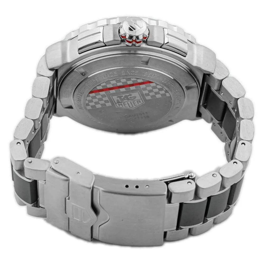 Tag Heuer Men's Formula 1 Chronograph Stainless Steel & Ceramic 44mm Anthracite Stick Dial Watch Reference #: CAU2011.BA0873
