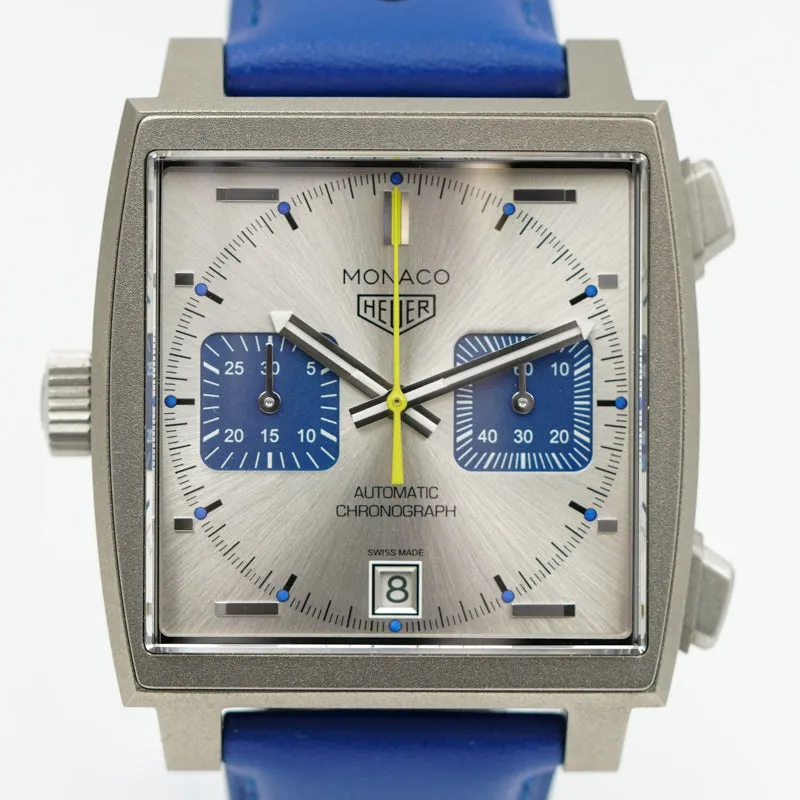 Tag Heuer Racing Blue Monaco CAW218C.FC6548 Boutique Limited Titanium B&P '24