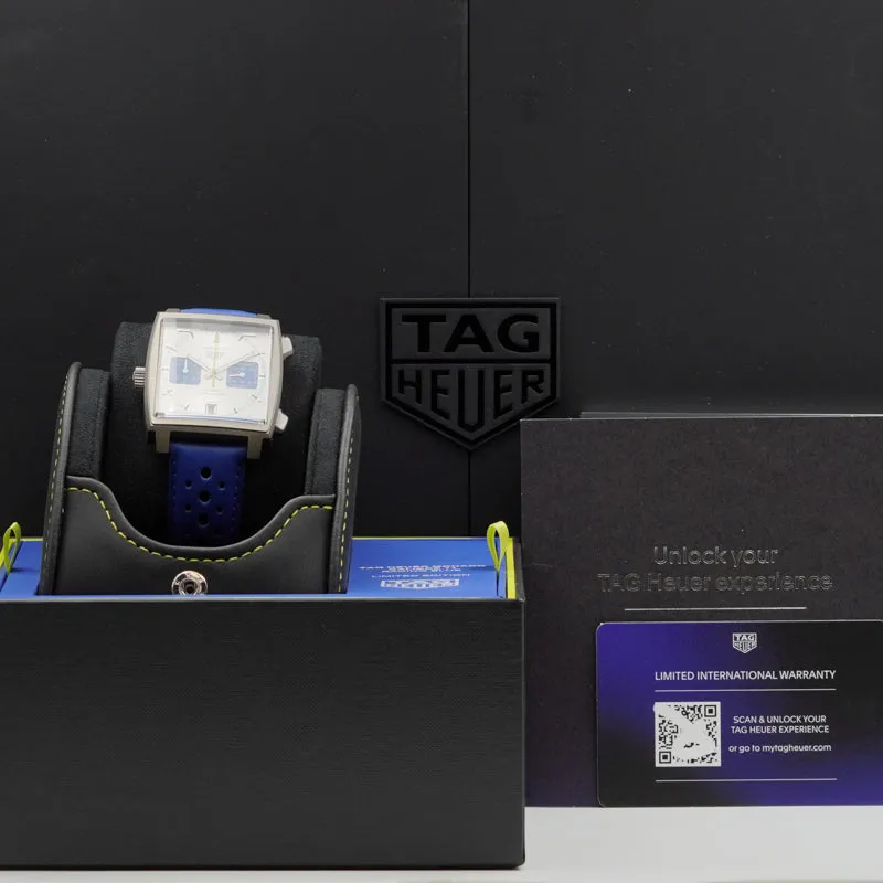 Tag Heuer Racing Blue Monaco CAW218C.FC6548 Boutique Limited Titanium B&P '24