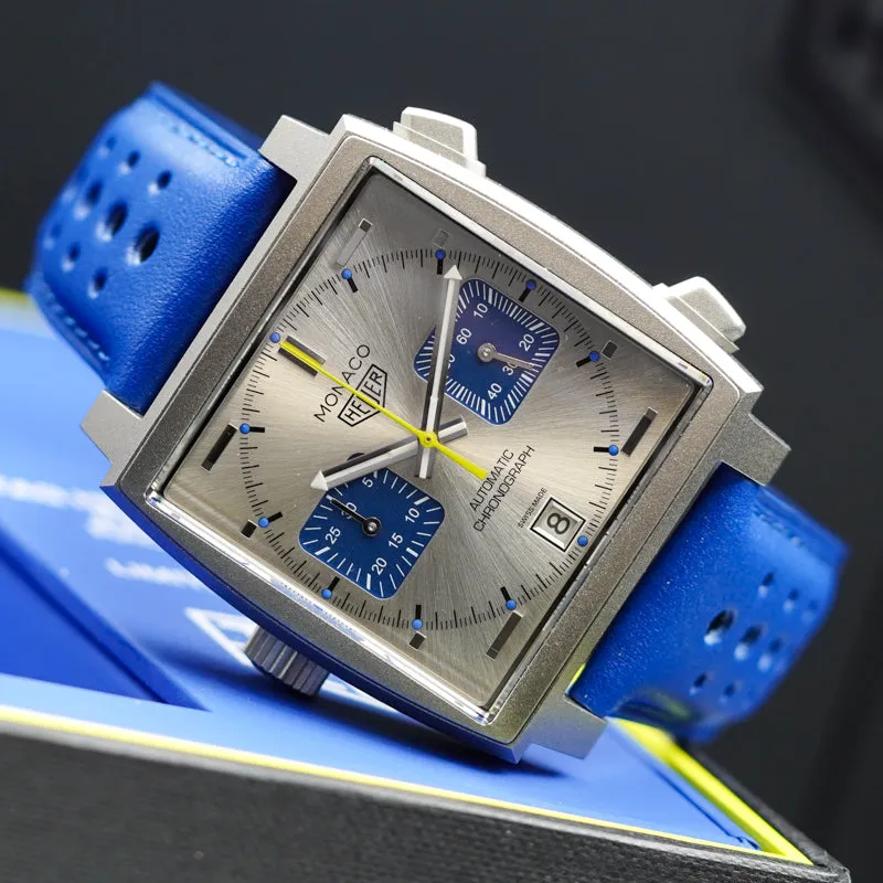 Tag Heuer Racing Blue Monaco CAW218C.FC6548 Boutique Limited Titanium B&P '24
