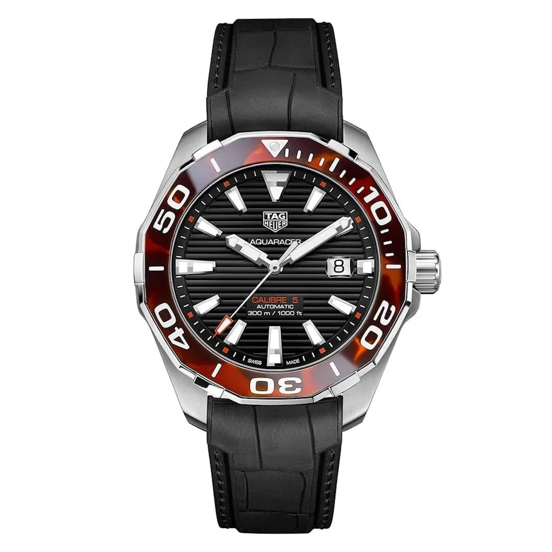 TAG Heuer Tortoise Effect 43mm Aquaracer Watch