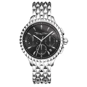 Thomas Sabo Pyramid Black Dial Stainless Steel Womens Watch