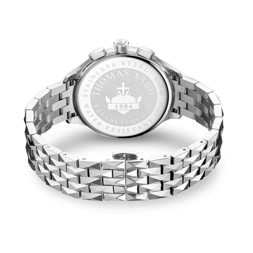 Thomas Sabo Pyramid Black Dial Stainless Steel Womens Watch