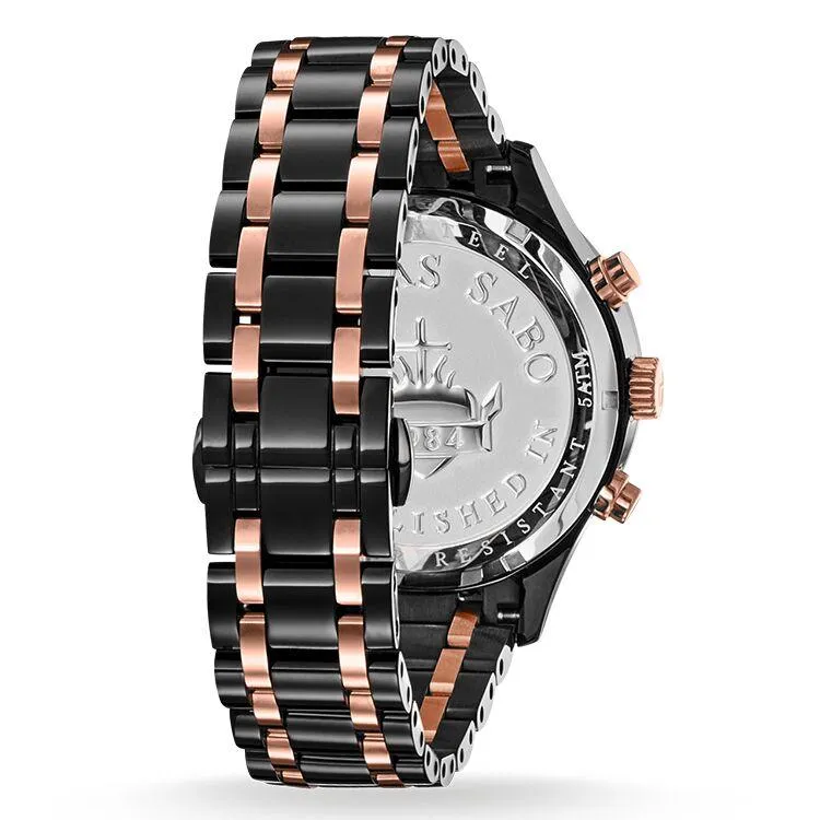 Thomas Sabo Rebel Rose and Black IP Steel Mens Watch
