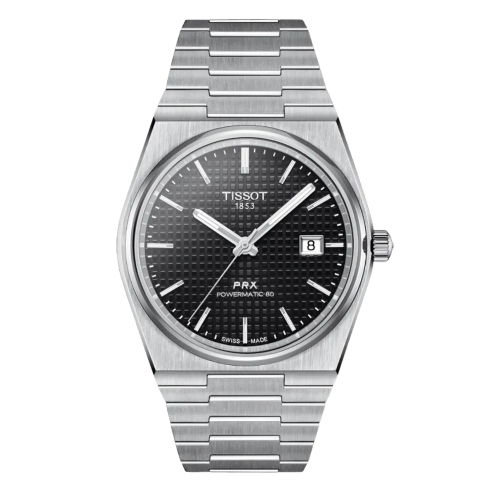 Tissot 1853 PRX Powermatic 80 T1374071105100 T137.407.11.051.00 Black Dial Watch
