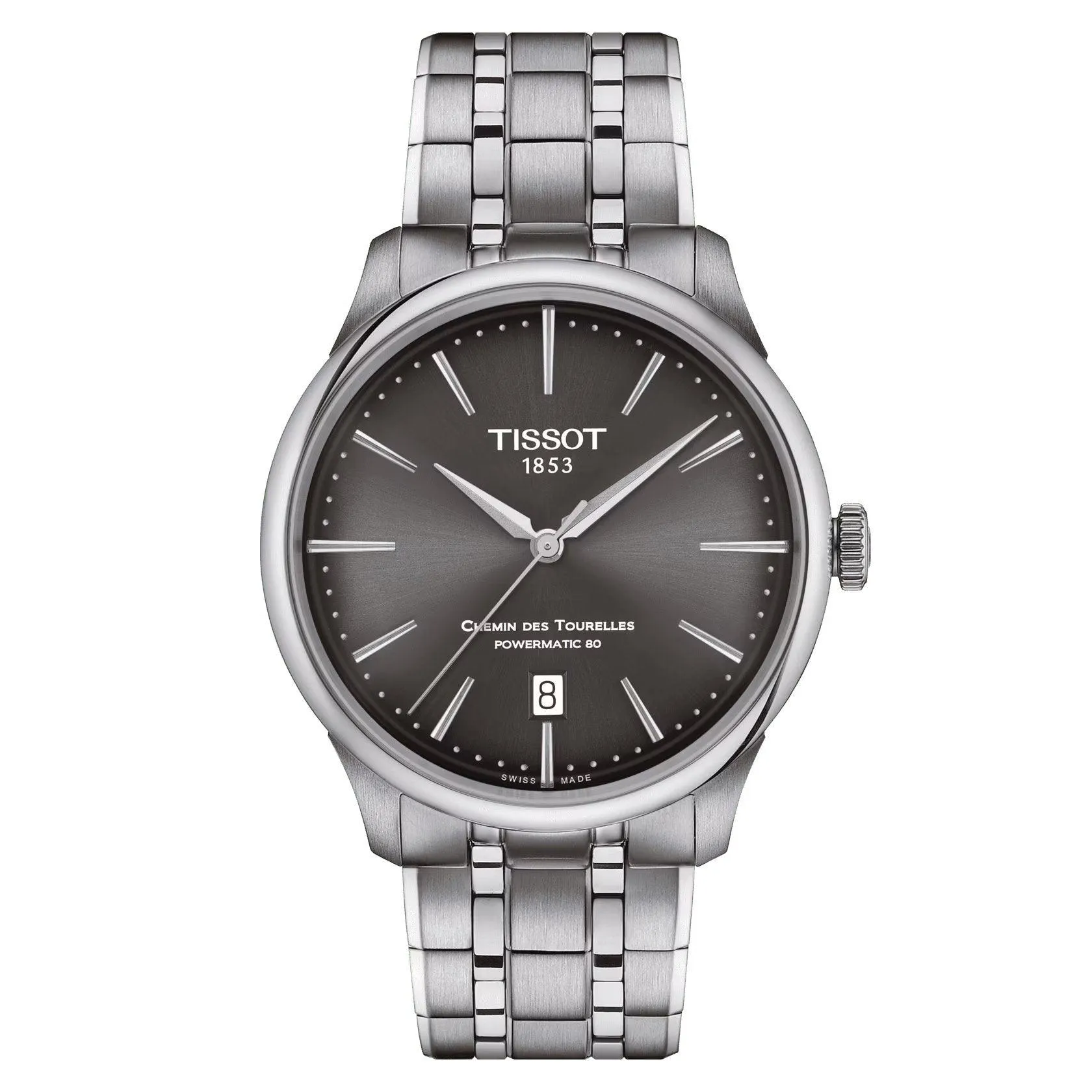 Tissot Chemin des Tourelles Powermatic 80 39 mm Automatic Unisex Watch T1398071106100
