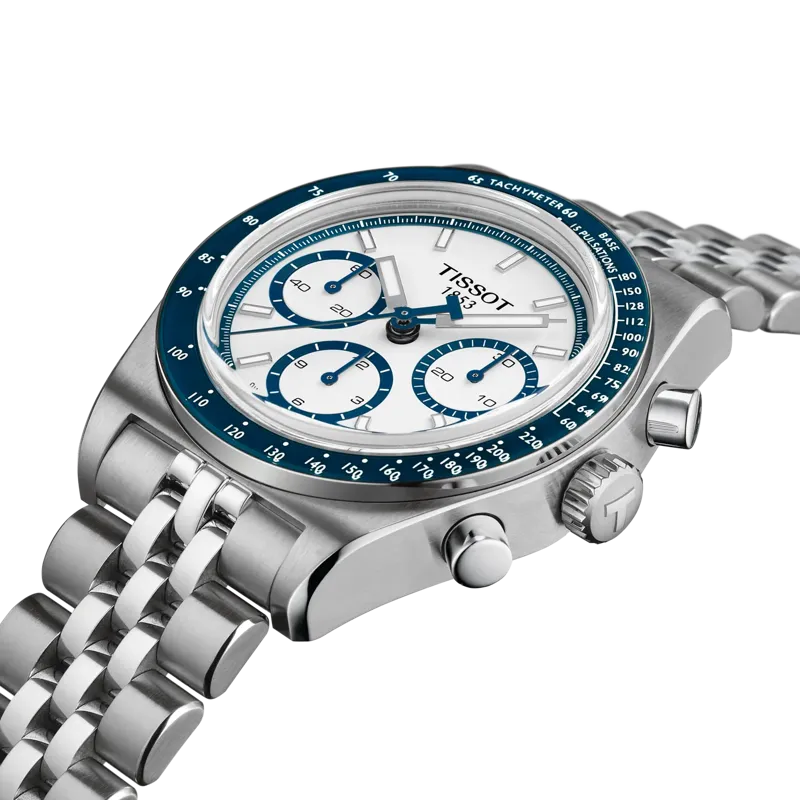 Tissot PR516 Automatic Chronograph 41mm Blue-White Men's Watch T1494621101100