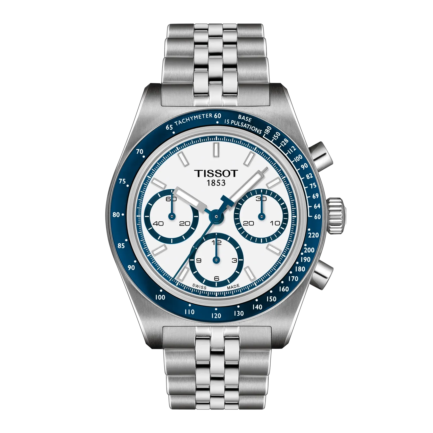 Tissot PR516 Automatic Chronograph 41mm Blue-White Men's Watch T1494621101100