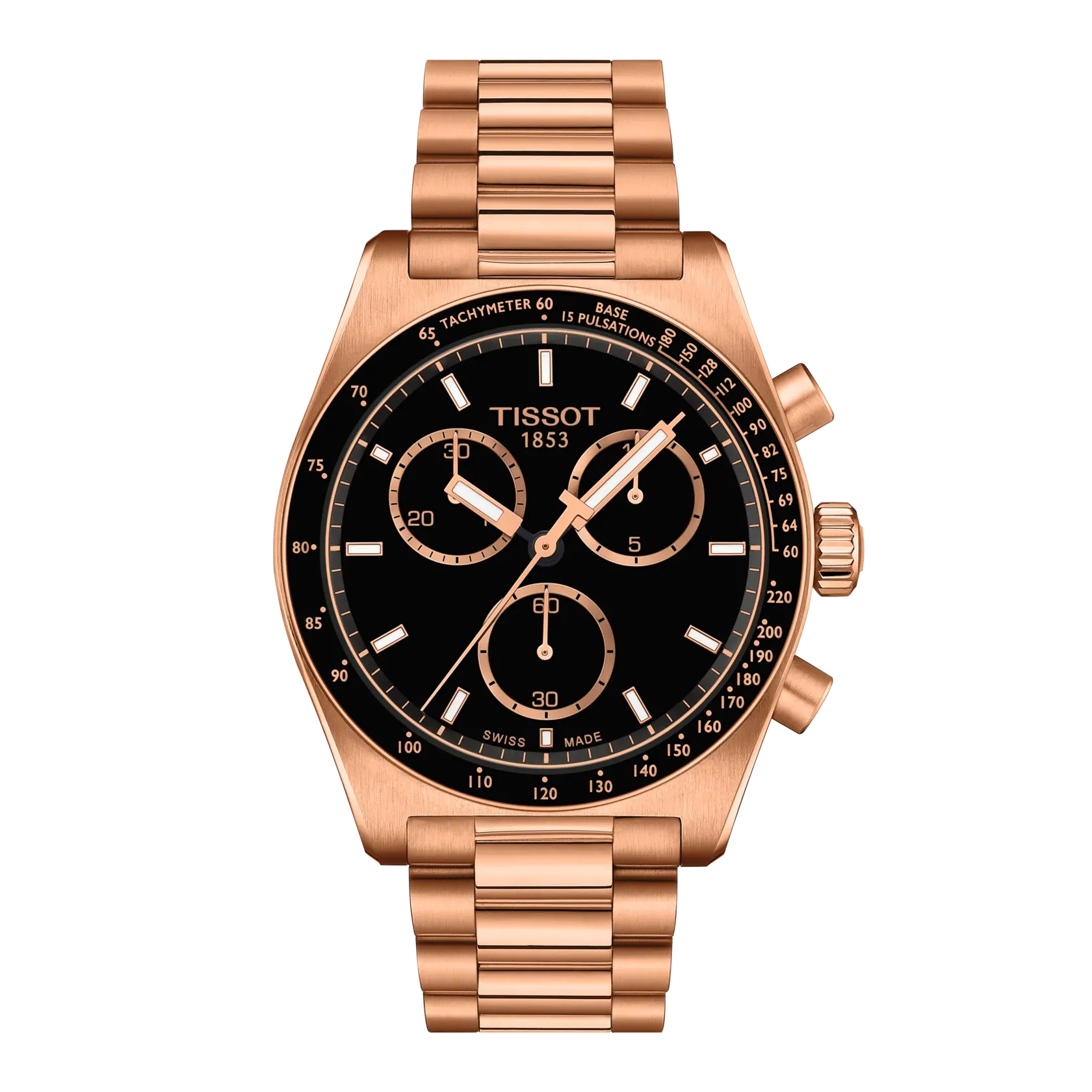 Tissot PR516 Chronograph Quartz 40mm Rose Gold Men's Watch T1494173305100