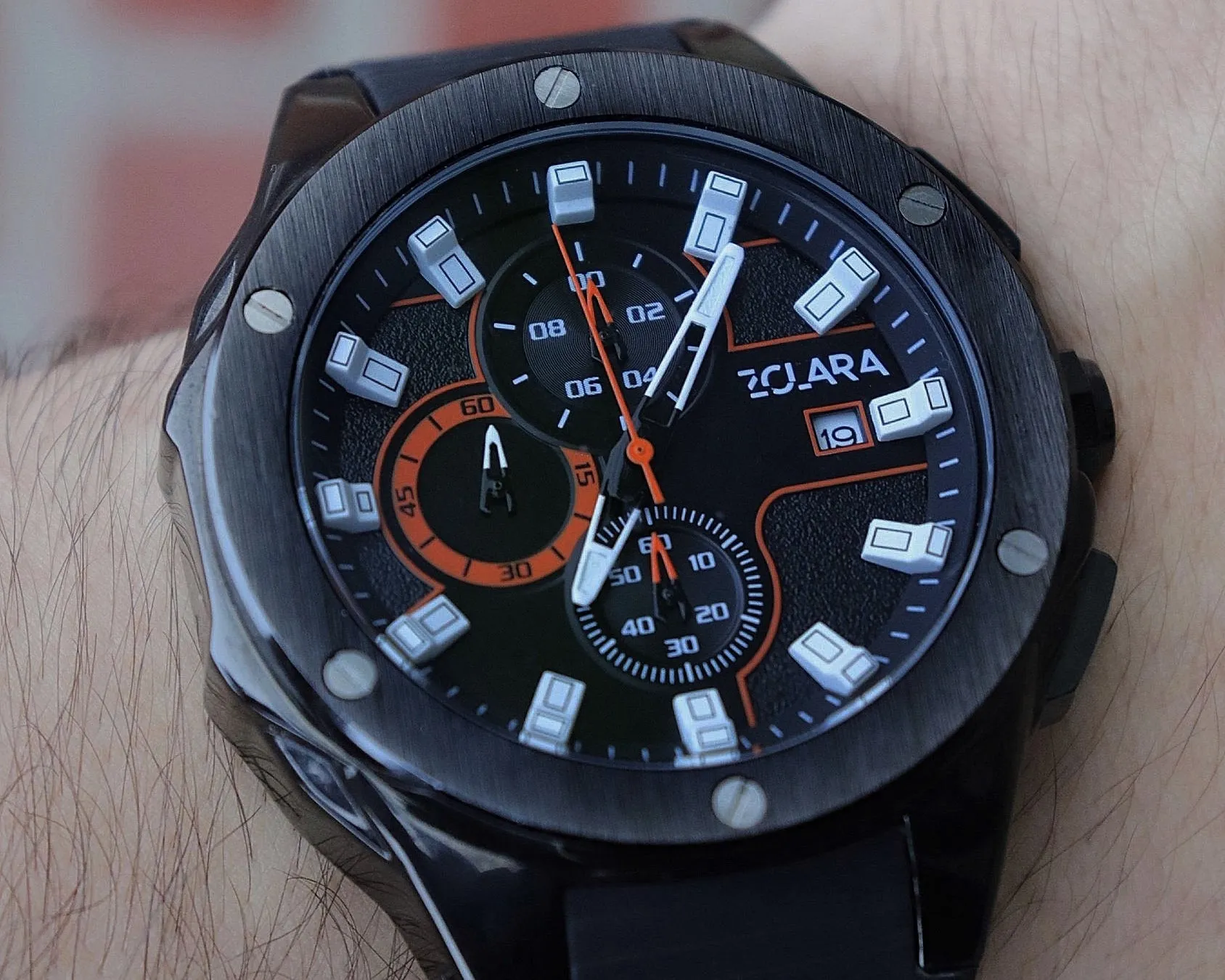 Titan in Gunmetal Grey & Orange