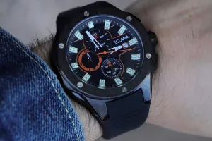 Titan in Gunmetal Grey & Orange