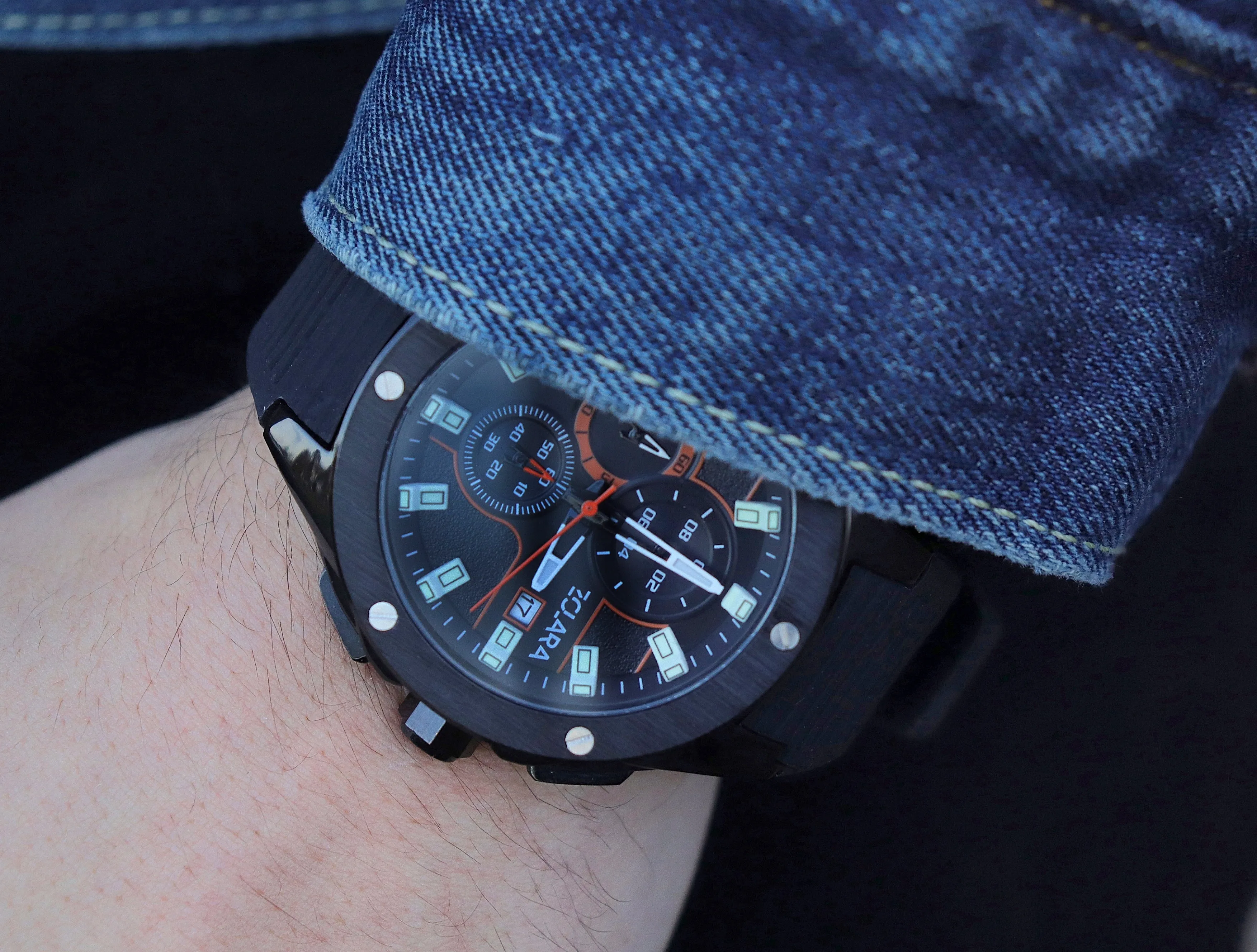 Titan in Gunmetal Grey & Orange