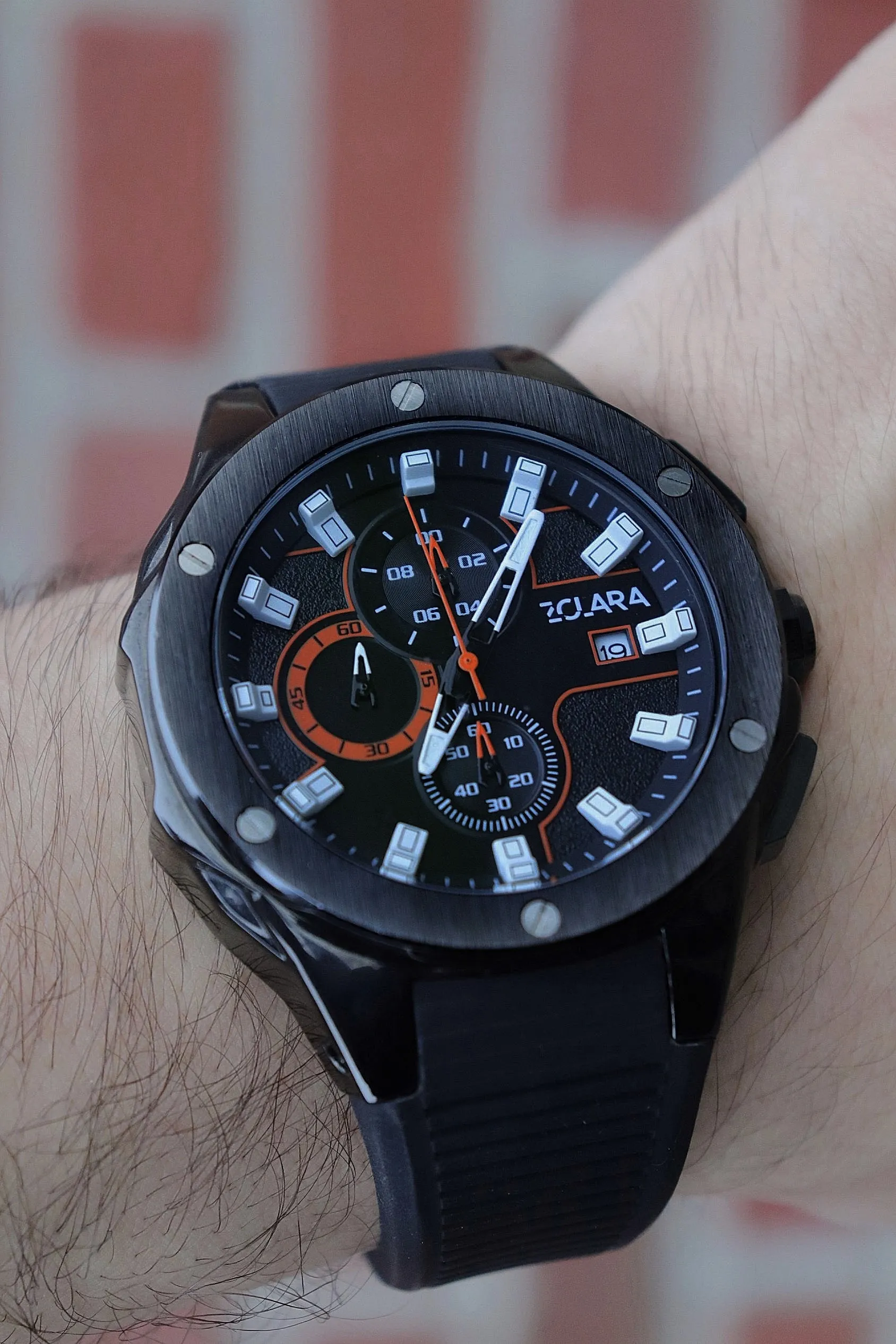 Titan in Gunmetal Grey & Orange