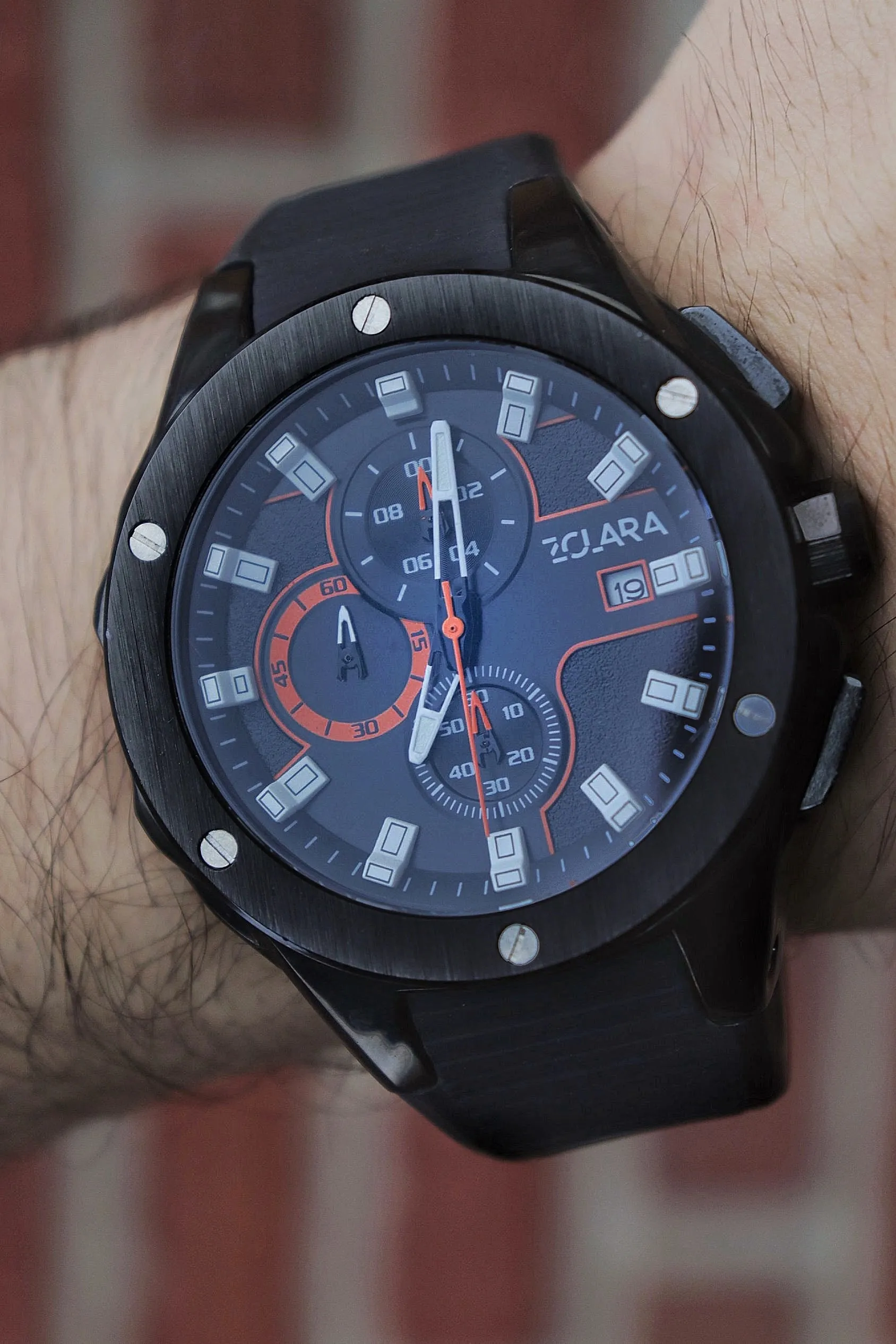 Titan in Gunmetal Grey & Orange
