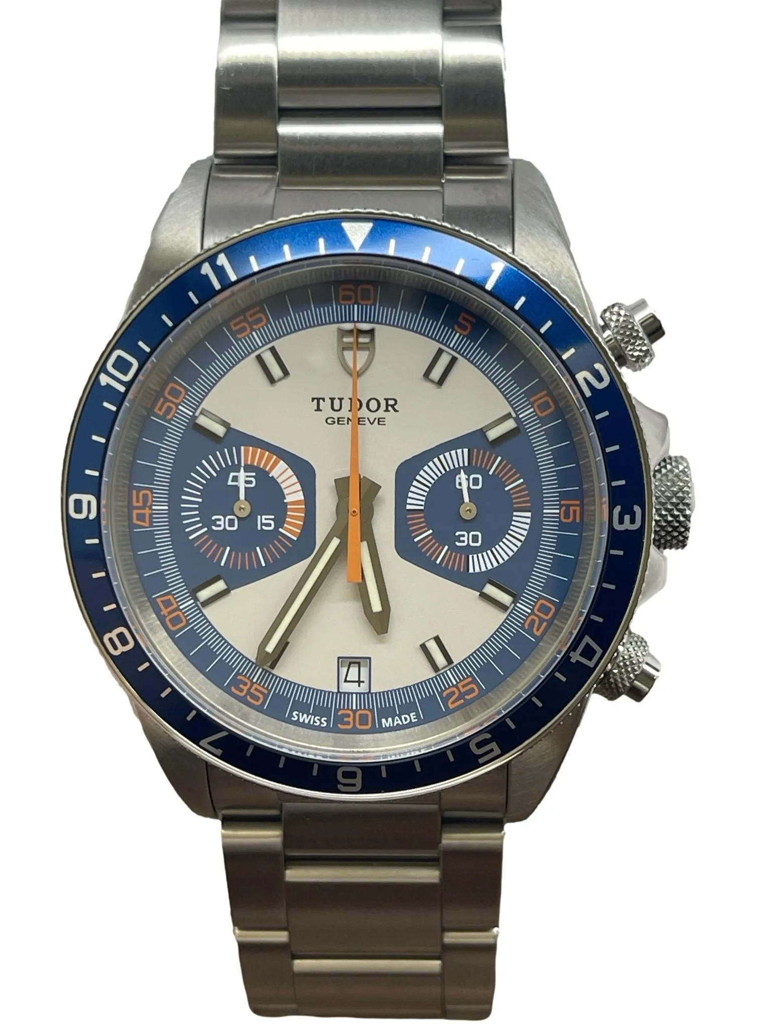 Tudor Heritage Chrono 70330B Blue Racing Dial Automatic Men's Watch