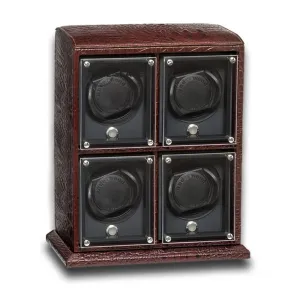 Underwood (London) - 4-Unit EVO Watch Winder in Brown Croco