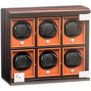 Underwood (London) - 6-Unit Classic Watch Winder in Macassar Wood