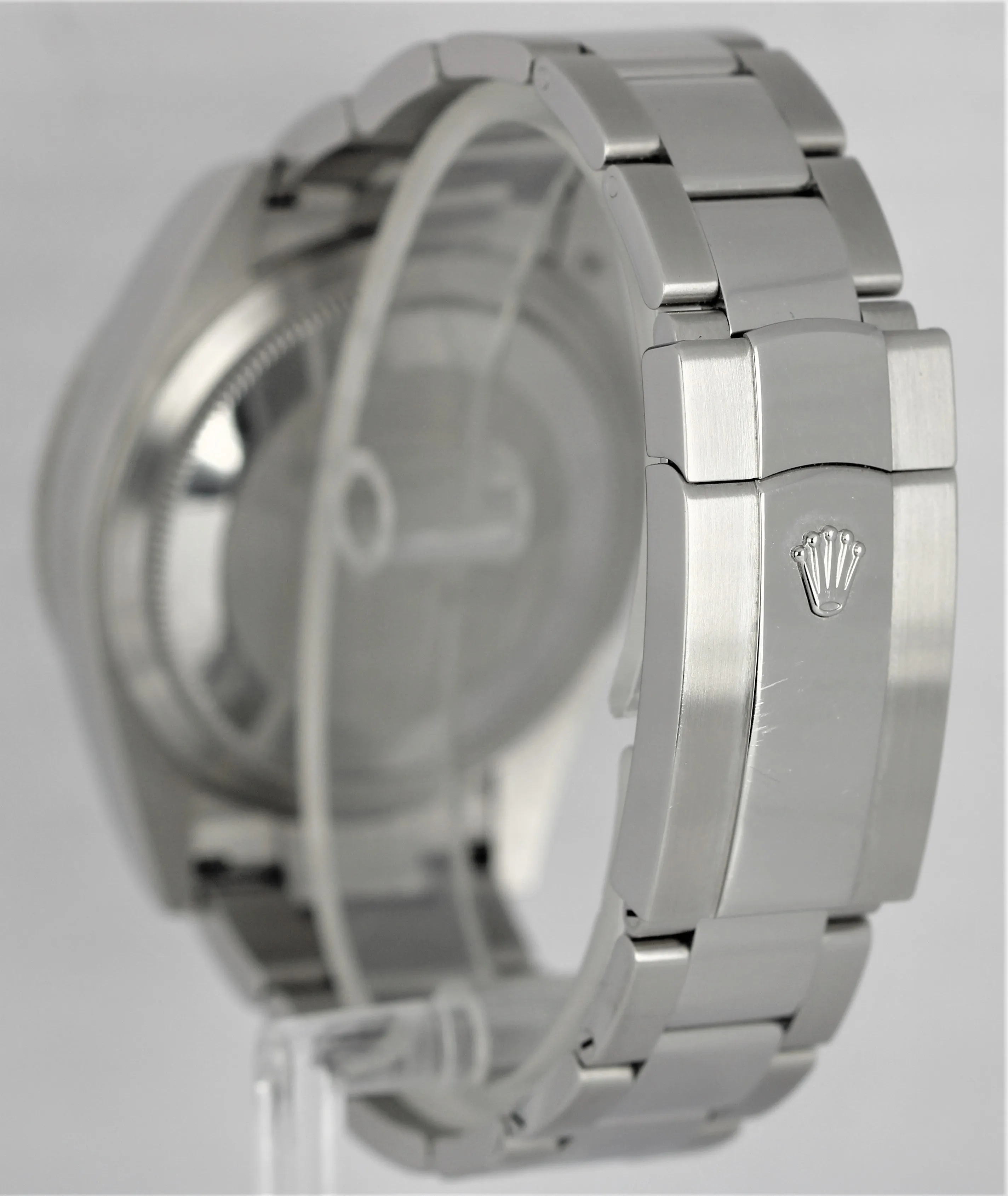 UNPOL. Rolex Sky-Dweller Stainless Steel 18k Fluted White 42mm 326934 Watch