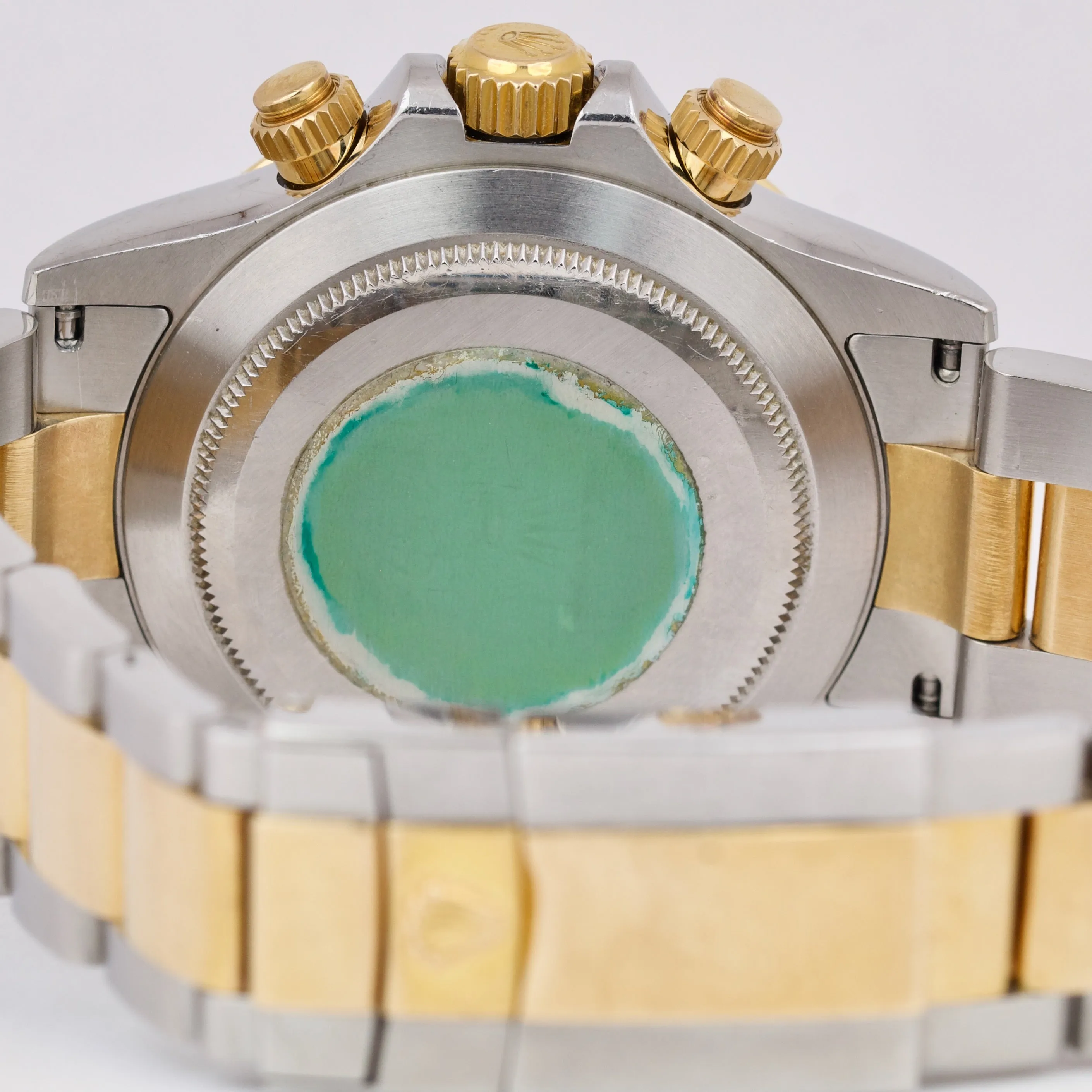 UNPOLISHED Rolex Daytona Cosmograph 40mm MOTHER OF PEARL 18K Gold Steel 116523